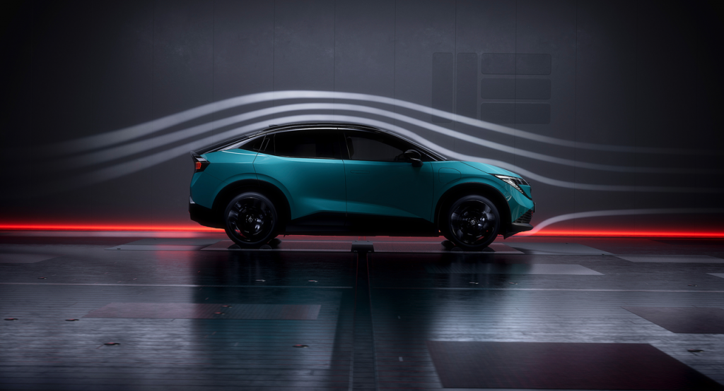 Nissan Leaf Stromlinien